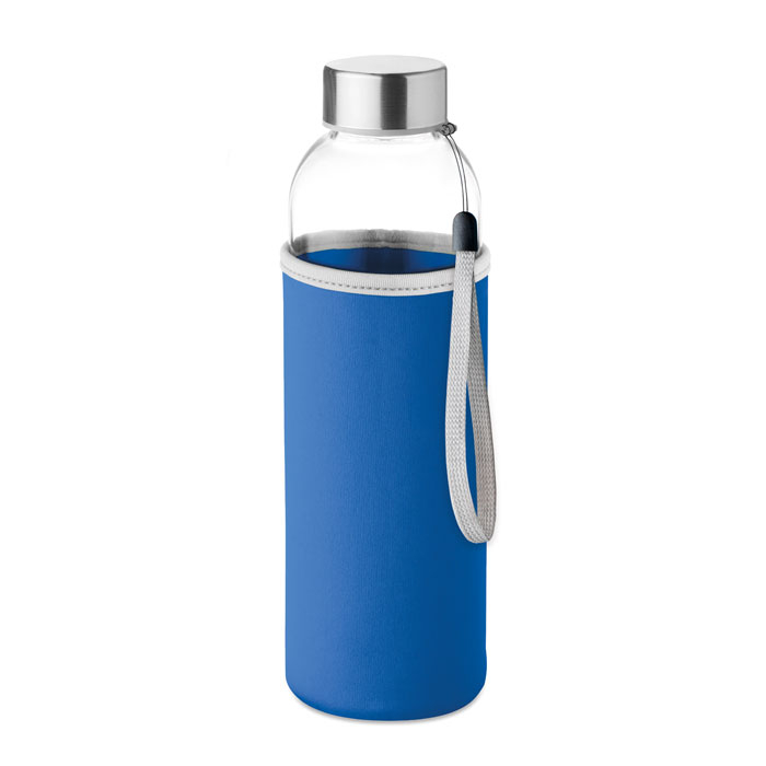 Bouteille personnalisée housse néoprène - Utah glass 500 ml Bleu royal